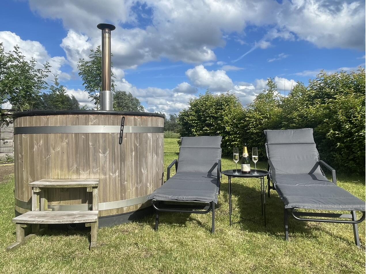 Houtgestookte hottub